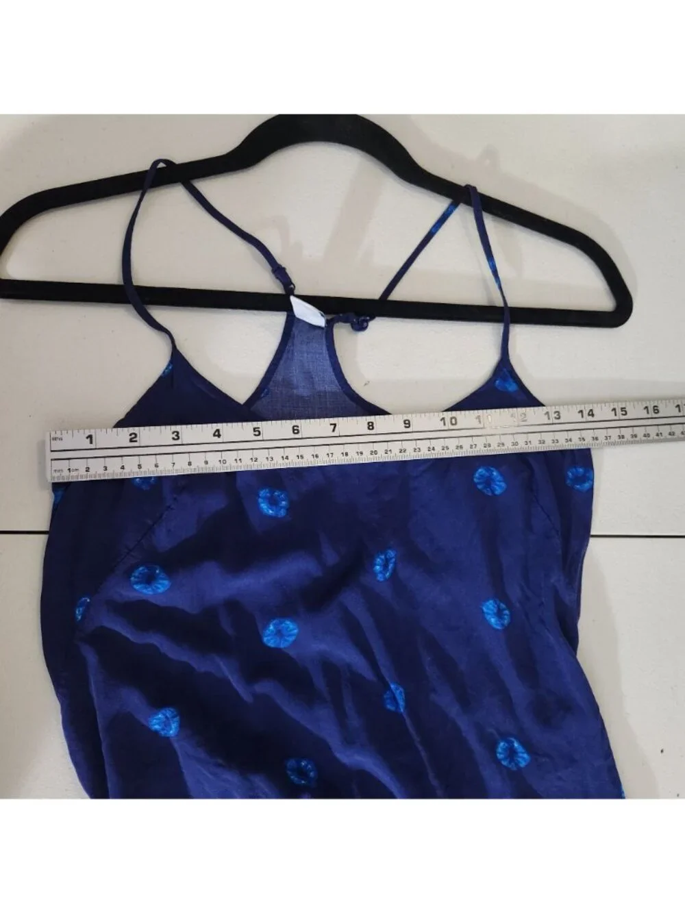 Old Navy Dress Womens Size XS Blue Sleeveless Strappy Floral